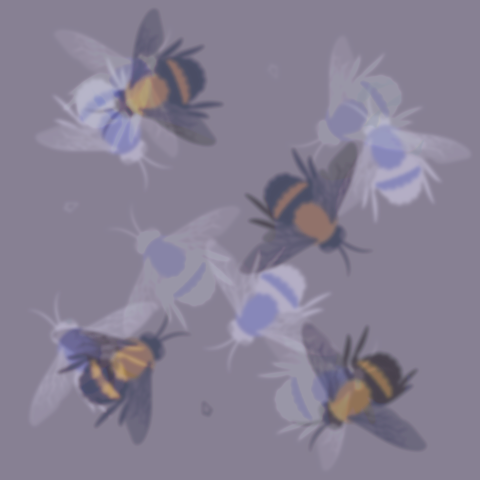 Collage, GVA, based on Bees Flying Infinity pattern by Stephanie J Graves Collage, GVA, based on Bees Flying Infinity pattern by Stephanie J Graves